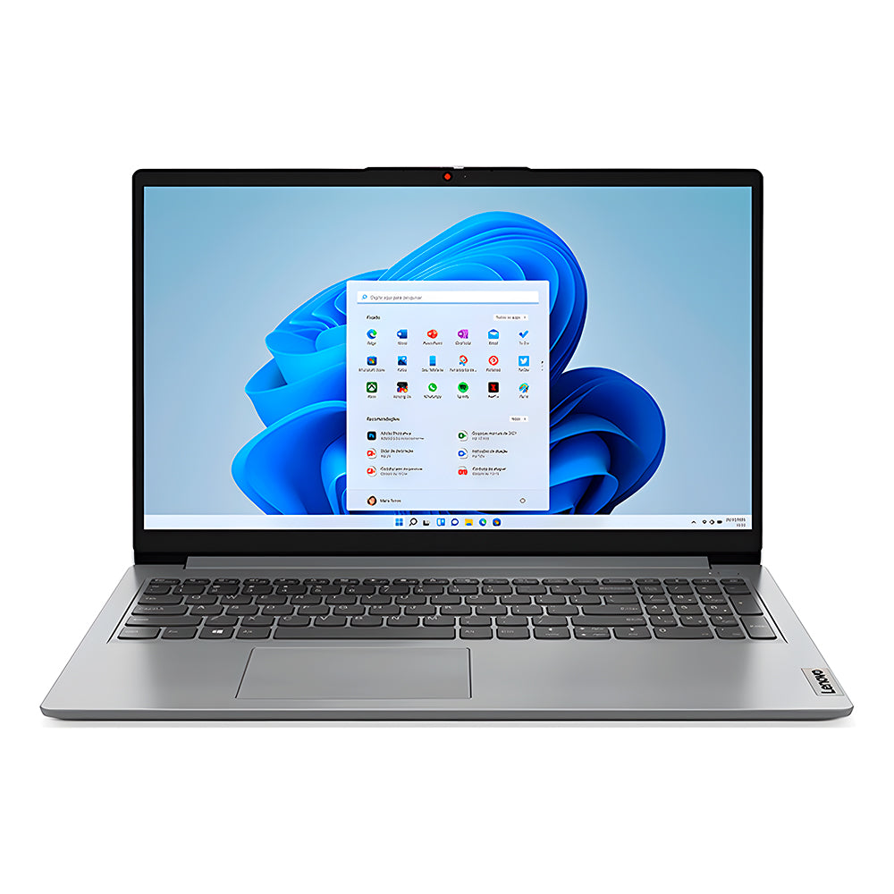 Notebook Lenovo IdeaPad 1i, Core i5-1235U, 8GB RAM, SSD 256GB, 15IAU7, 82VY0014BR, Tela 15.6" Antirreflexo Windows 11