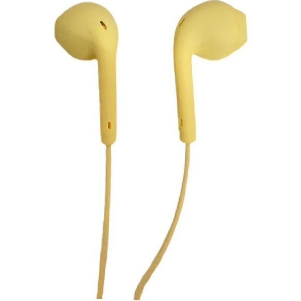 Fone De Ouvido Estéreo Com Microfone Xtrad Amarelo- LC-857