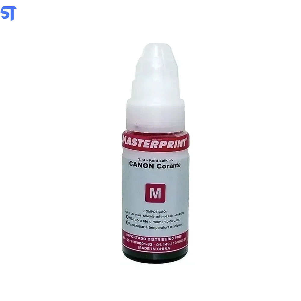 Refil de Tinta Compatível Canon Bulk Ink GI-10 Corante Magento 70ML MasterPrint