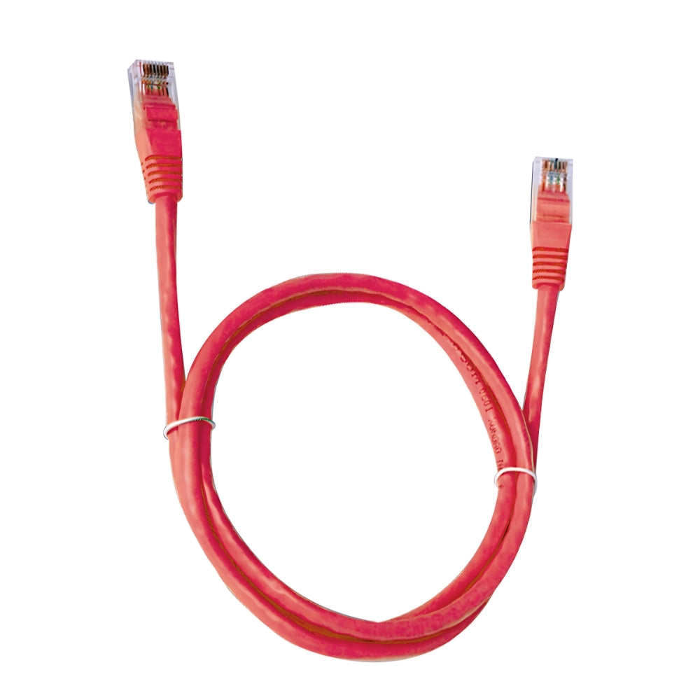 Cabo de Rede CAT5e, Patch Cord, 5 Metros, PlusCable, PC-ETHU50 - Vermelho
