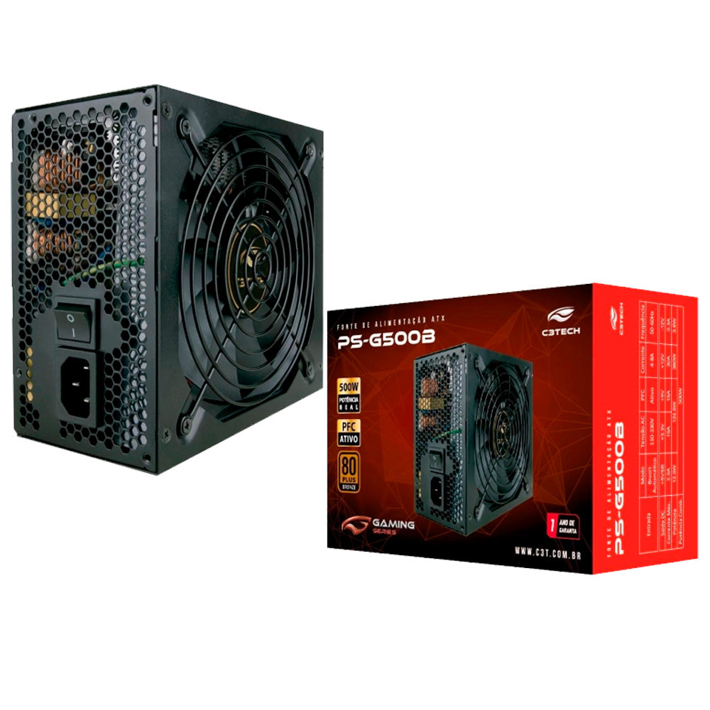 Computador Core I3-6100, Placa Mãe AK-H110M, RAM 8GB, SSD 480GB, Gab MT-G90BK, Fonte 500W PS-G500B, Mouse Pad Brinde