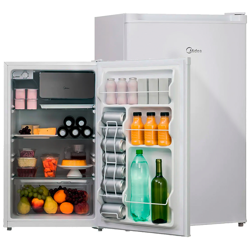 Frigobar Midea 124 Litros 1 Porta Degelo Manual MRC12B2 - Branco - 220 Volts