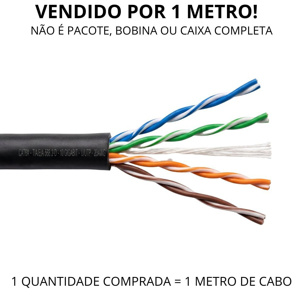 Metro De Rede Cat5e Deko 4 Pares 24wag Preto