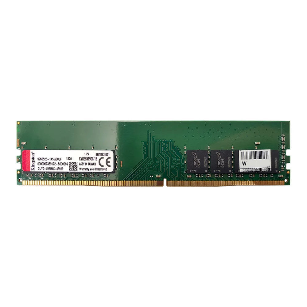 Memória Kingston 16GB DDR4 2666MHz CL19 KVR26N19D8/16