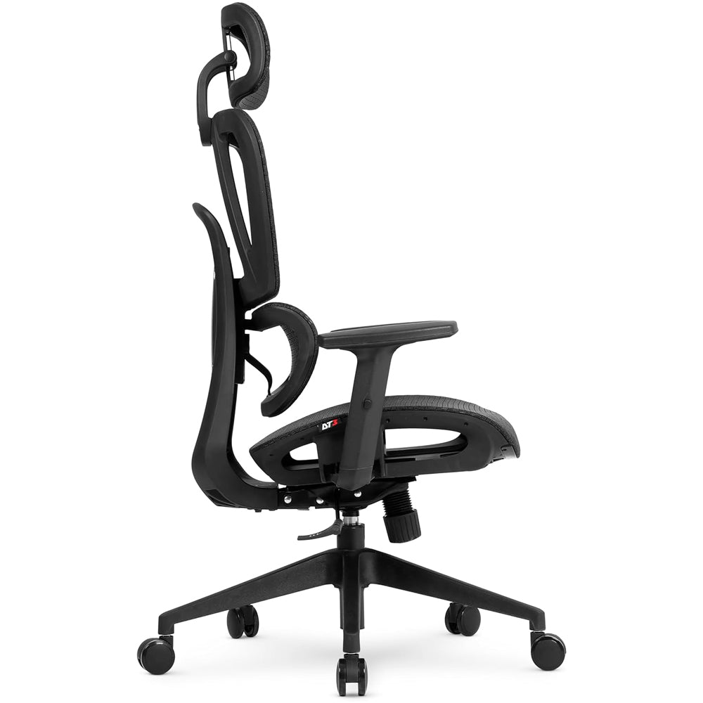 Cadeira Office DT3 Valor, Ergonomica, Mesh Vidartex, 2D, Braços 1D, Ajuste na Altura do Encosto,Suporta até 120kg e Alt