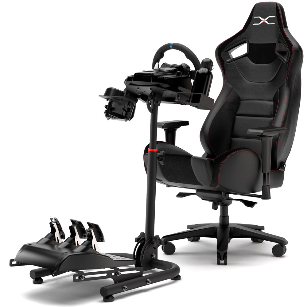 Suporte para Volante Simulador Extreme Simracing SPRO V3, Compatível com Logitech G27, G29, G920 e G923, Preto