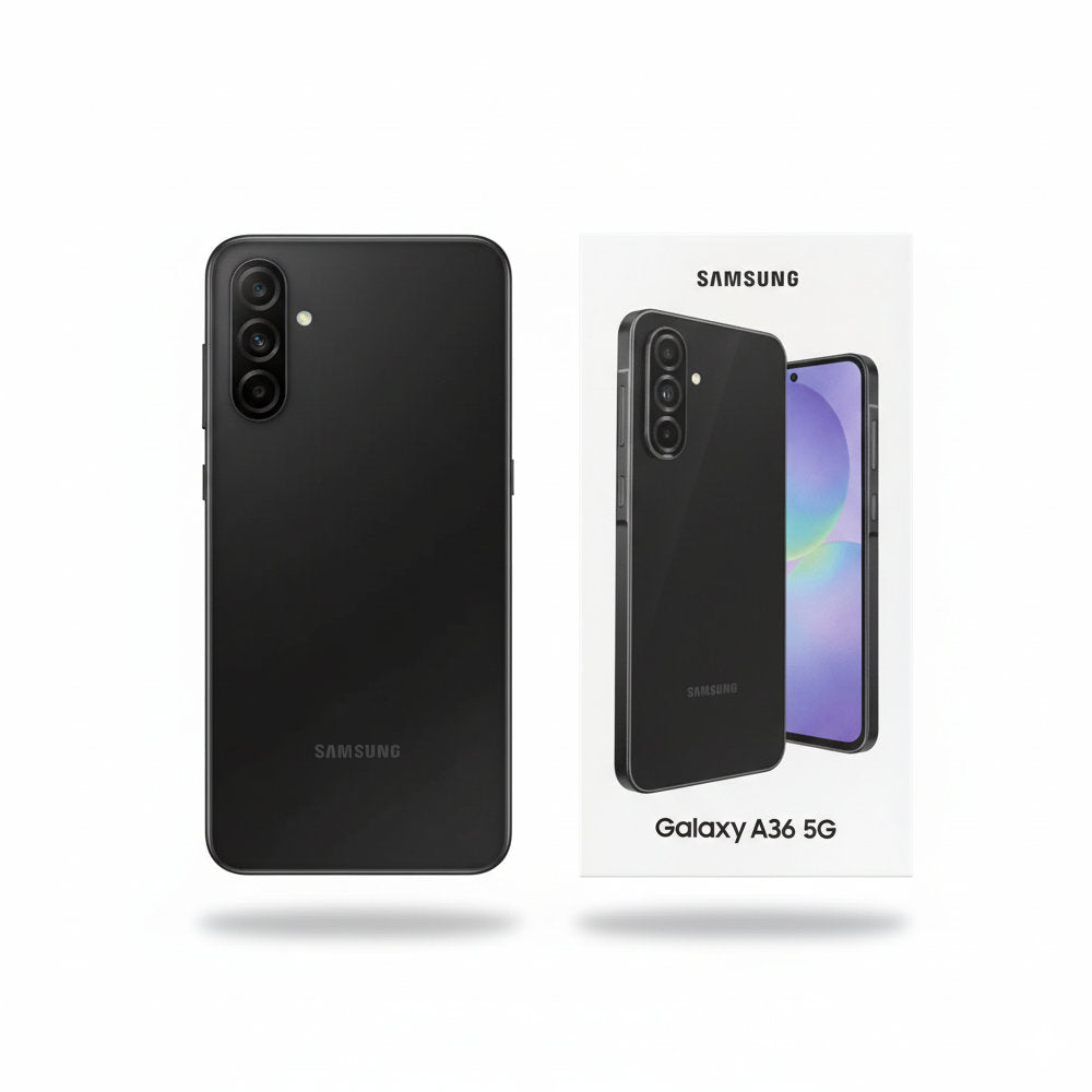 Smartphone Samsung Galaxy A36 5G 256GB 8GB RAM, Câmera Tripla 50+8+5MP, Tela 6,7" Super AMOLED IP67, Recursos IA, Preto