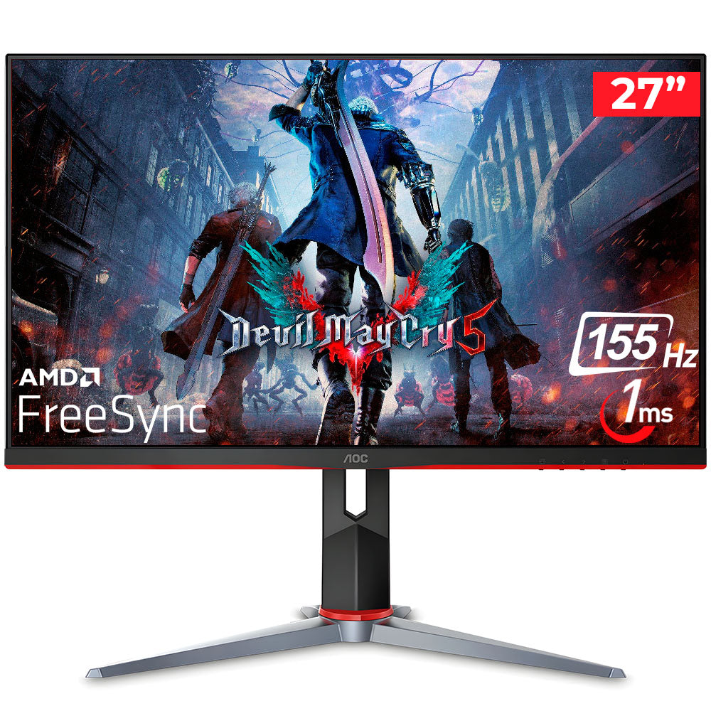 Monitor Gamer AOC HERO QUAD 27" 155Hz QHD 1440p 1ms AMD FreeSync Q27G2