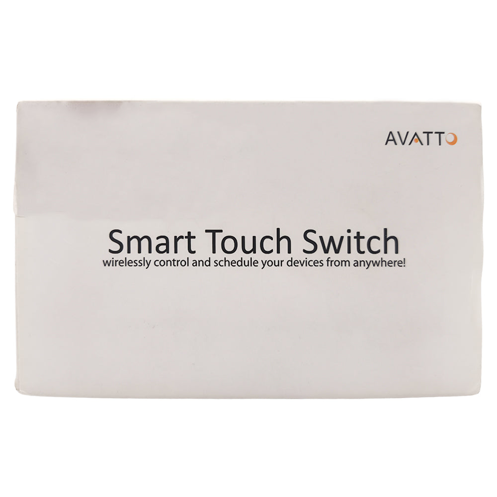Interruptor Inteligente, Com Tomada, 2 Botões Touch, Wi-Fi, Compatível Com Alexa e Google Home, Avatto, Preto