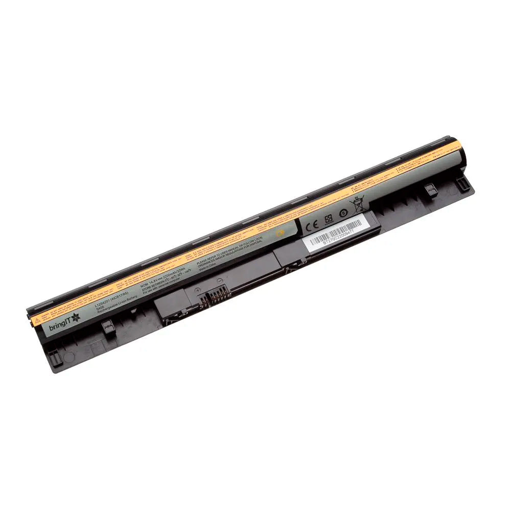 Bateria de Notebook Compatível Lenovo Ideapad S300, S400, S400U Series, 4 Células, 14.8V, 2200 mAh, BringIT-PN L12S4Z01