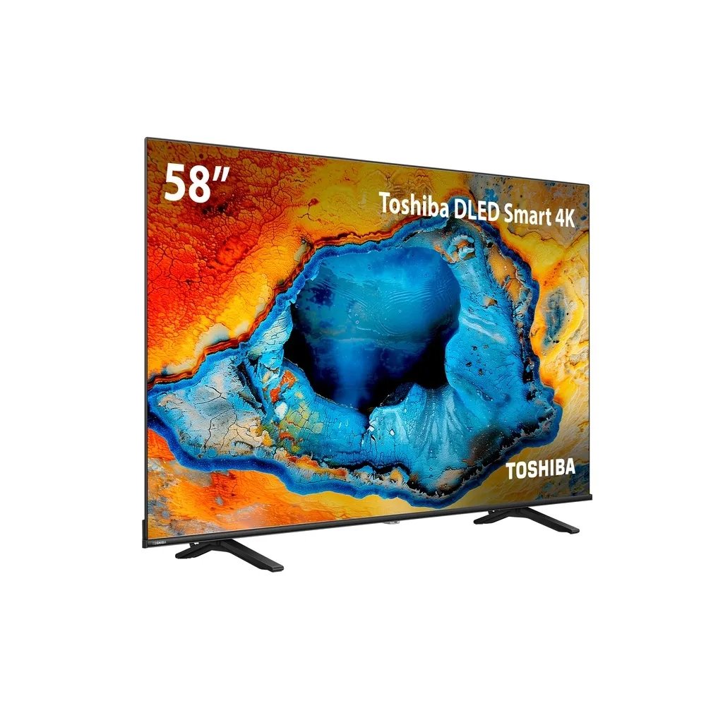 Smart TV DLED 58" 4K Toshiba 58C350NS VIDAA 3 HDMI 2 USB Wi-Fi - TB031M