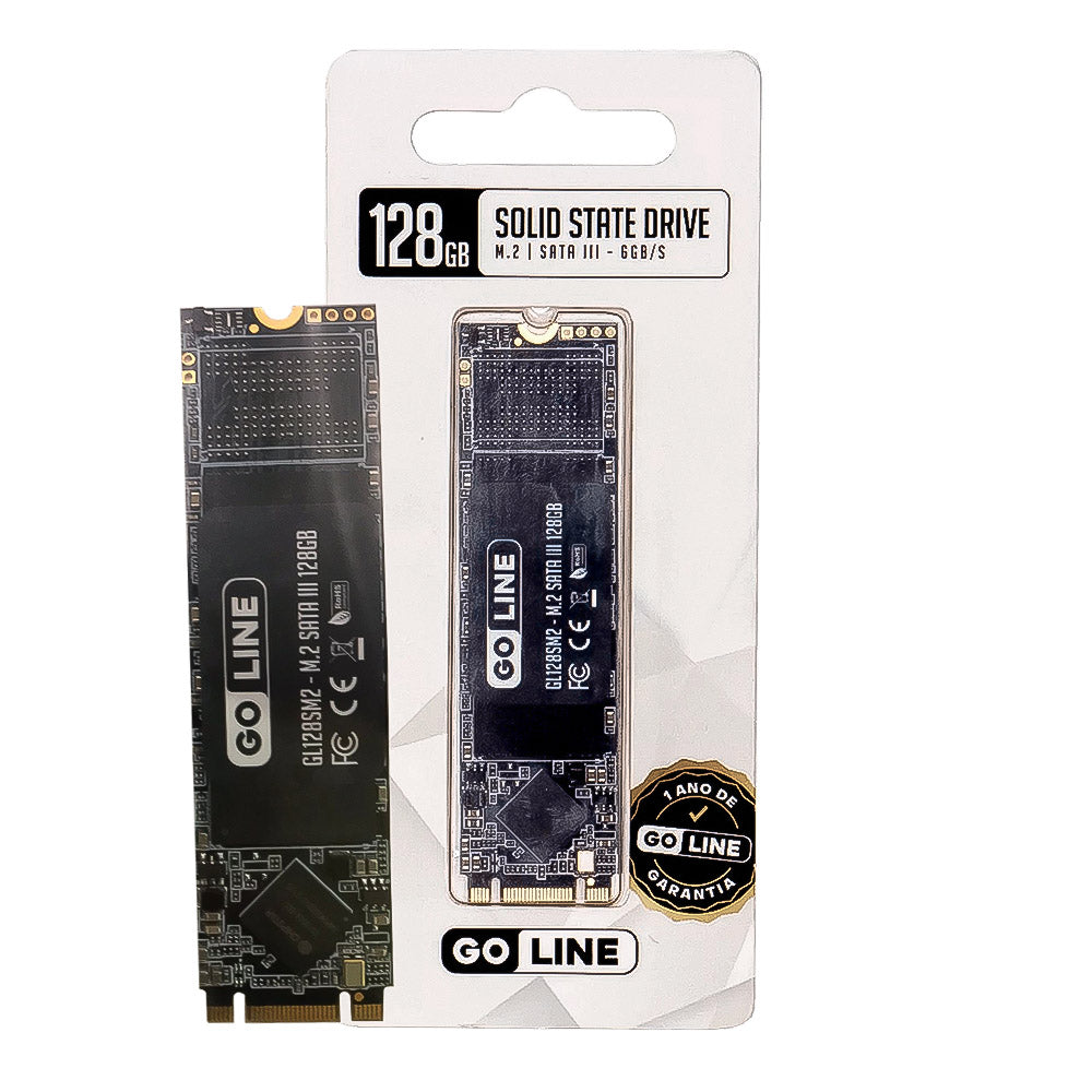SSD M.2 Goline 128GB / 2280 / SATA 3.0 6 Gb/s - (GL128SM2)