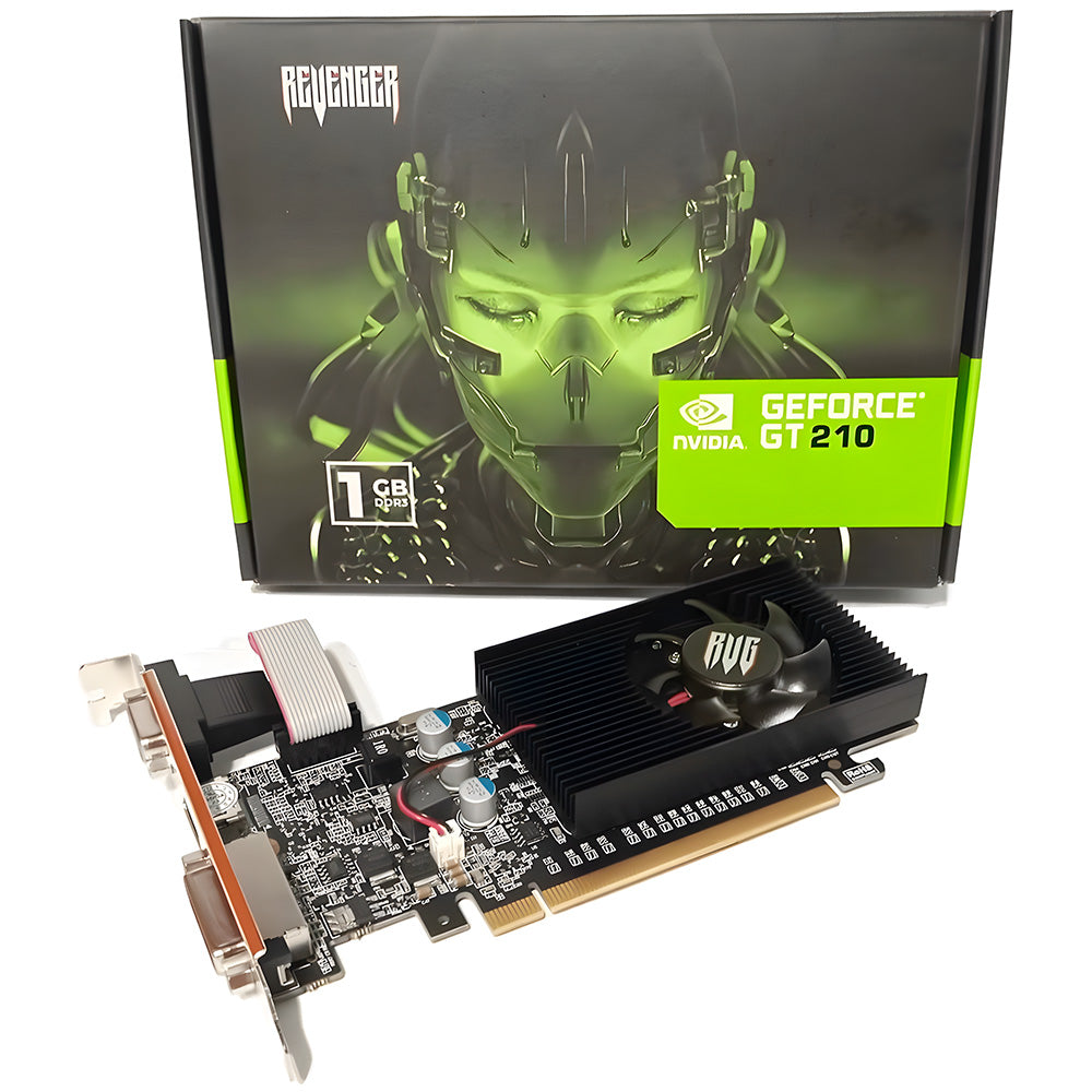 Placa de Vídeo NVIDIA GeForce 1GB, GT-210/1G, DDR3, 64 BIT - Revenger