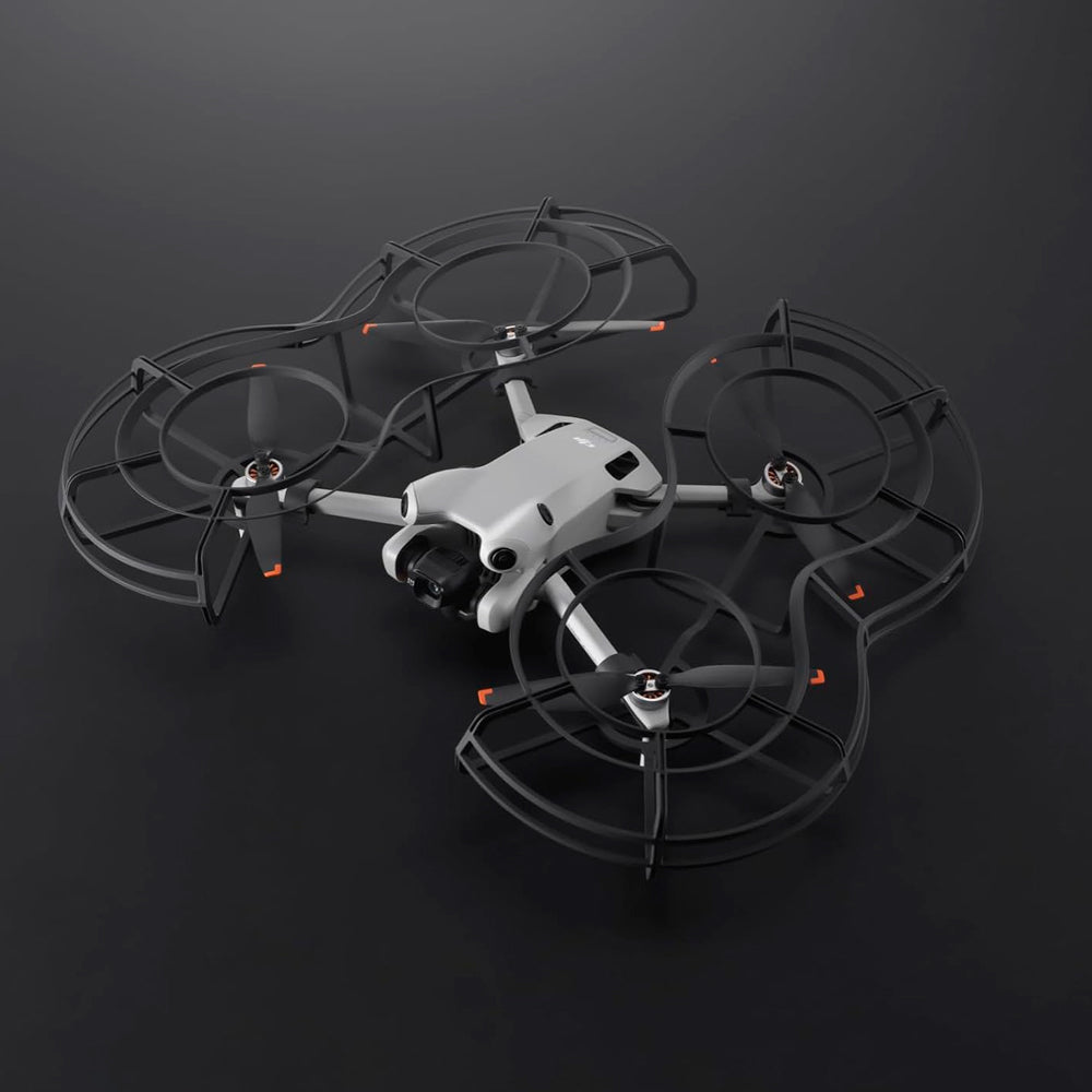 Protetor de Hélice Para Drone, DJI Mini 4 Pro, 360 Graus, Contra Batida, Cinza