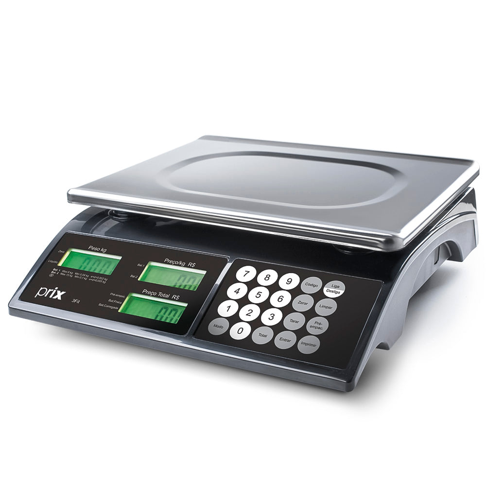 Balança Computadora Digital de Bancada, Alta Precisão, Bivolt, Toledo Prix 3 FIT