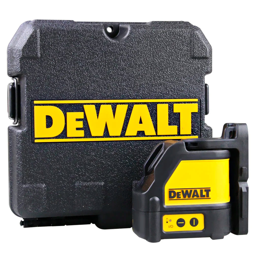 Nível a Laser Horizontal e Vertical Vermelho com 3 Pilhas AA e Maleta - DEWALT-DW088K
