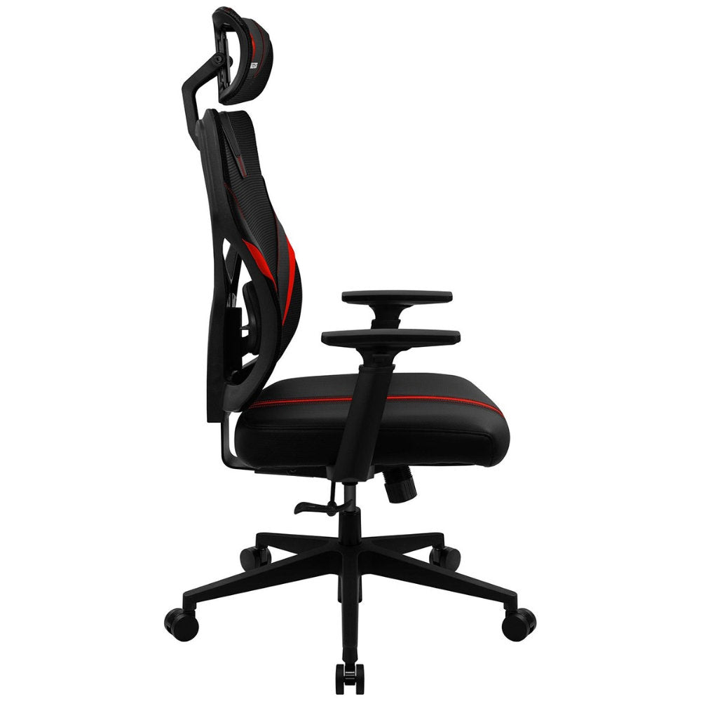 Cadeira Gamer ThunderX3 YAMA1 Ergonômica, Mesh Reclinável 90-135°, AIR Tech, Ajustável, Preta/Vermelha