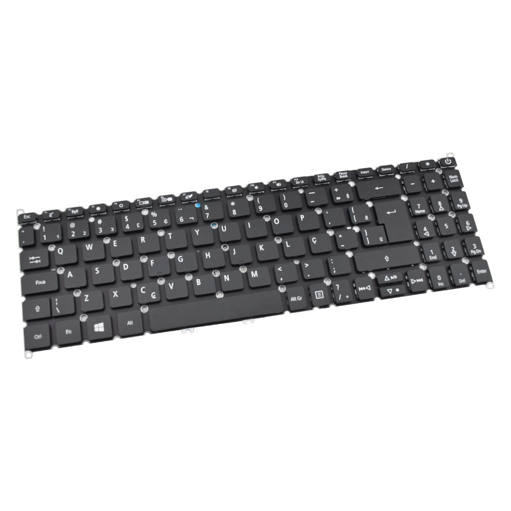Teclado Notebook Compatível Acer Aspire 5 A515-52G A315-54 A315-42G A115-31, ABNT2, Sem Moldura, Preto, BringIT