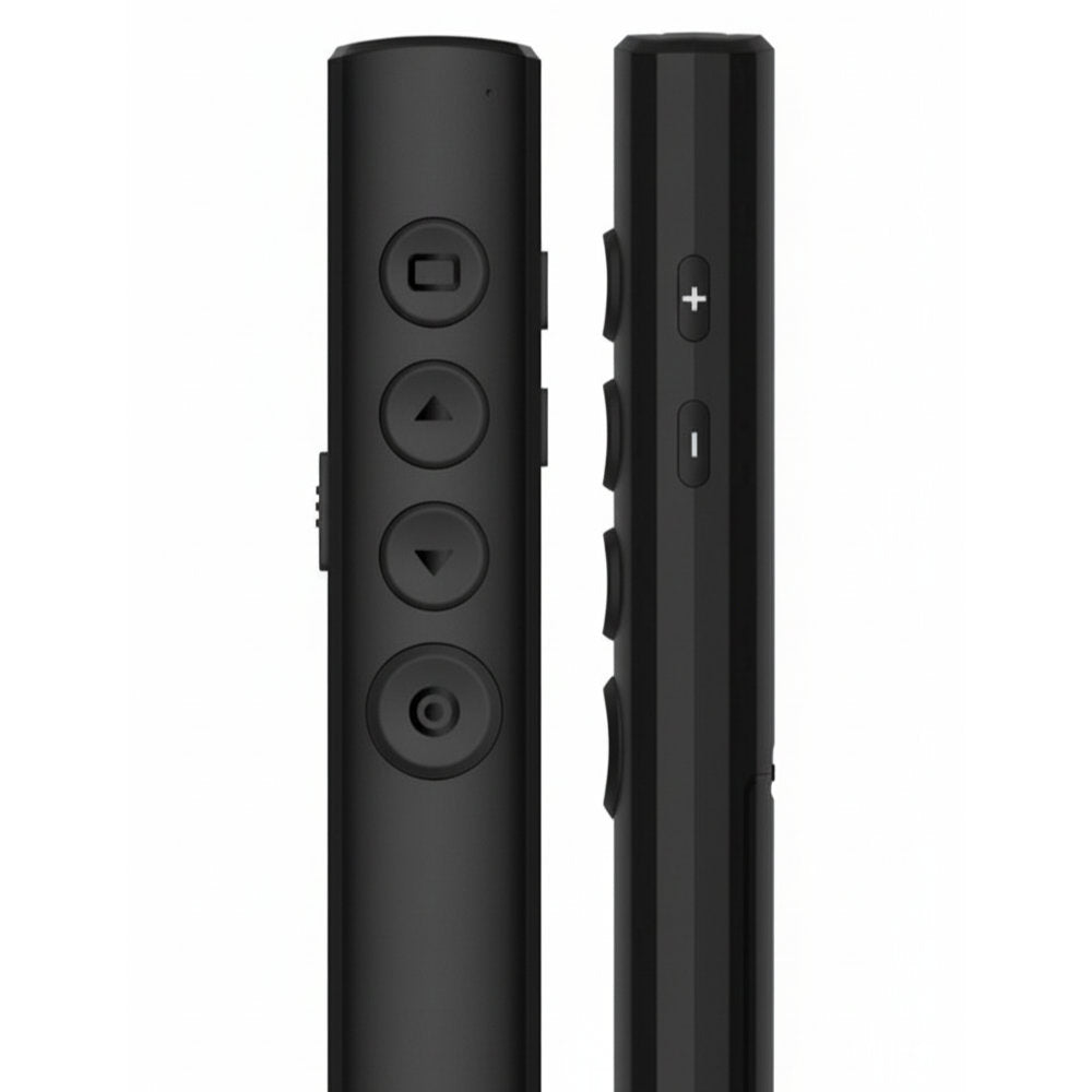 Apresentador de Slides Wireless, Controle de Volume, com Laserpoint, GET, Preto
