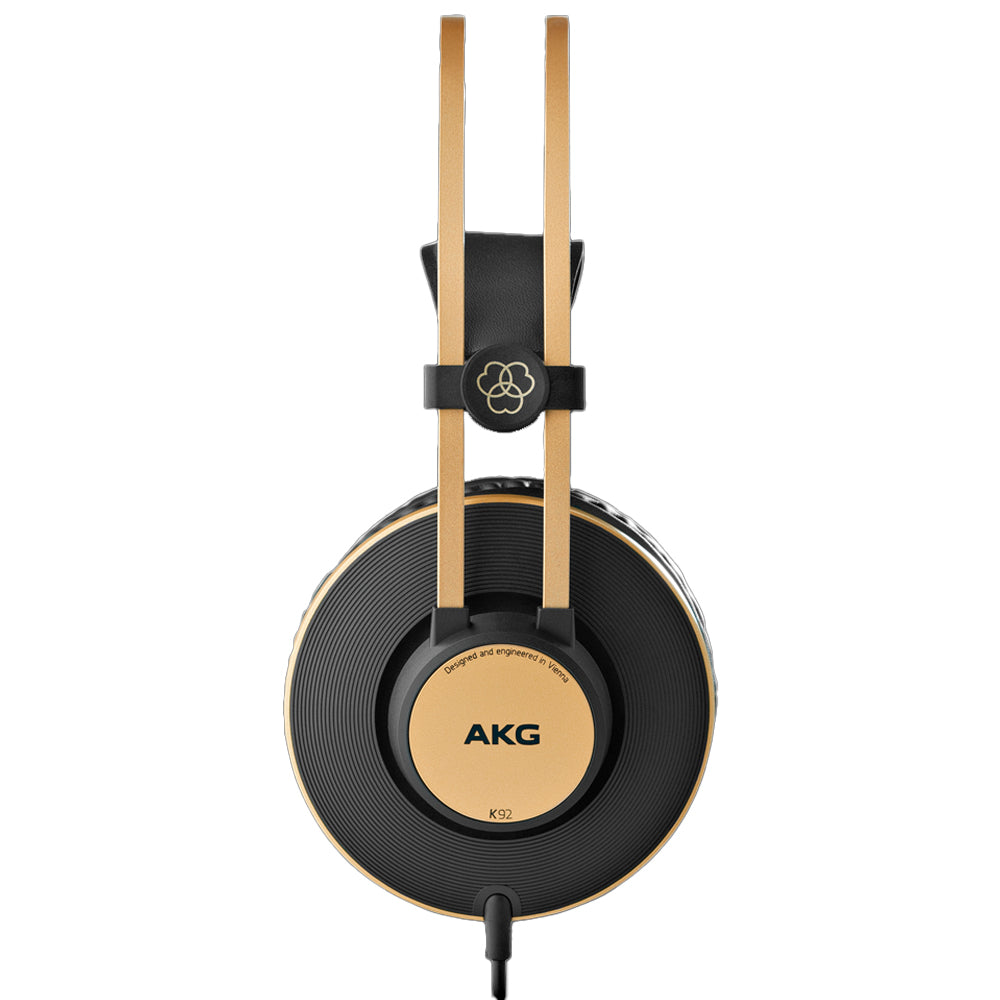 Fone de Ouvido AKG K92, Profissional, Preto e Dourado - 64726
