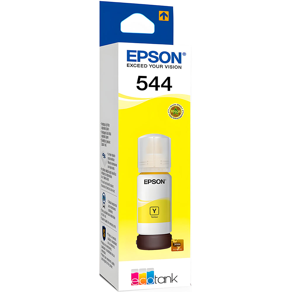 Refil de Tinta Epson Amarelo 544-T544420 Original Para L3110/L3150 Rende 7.500 Paginas- (CAIXA)