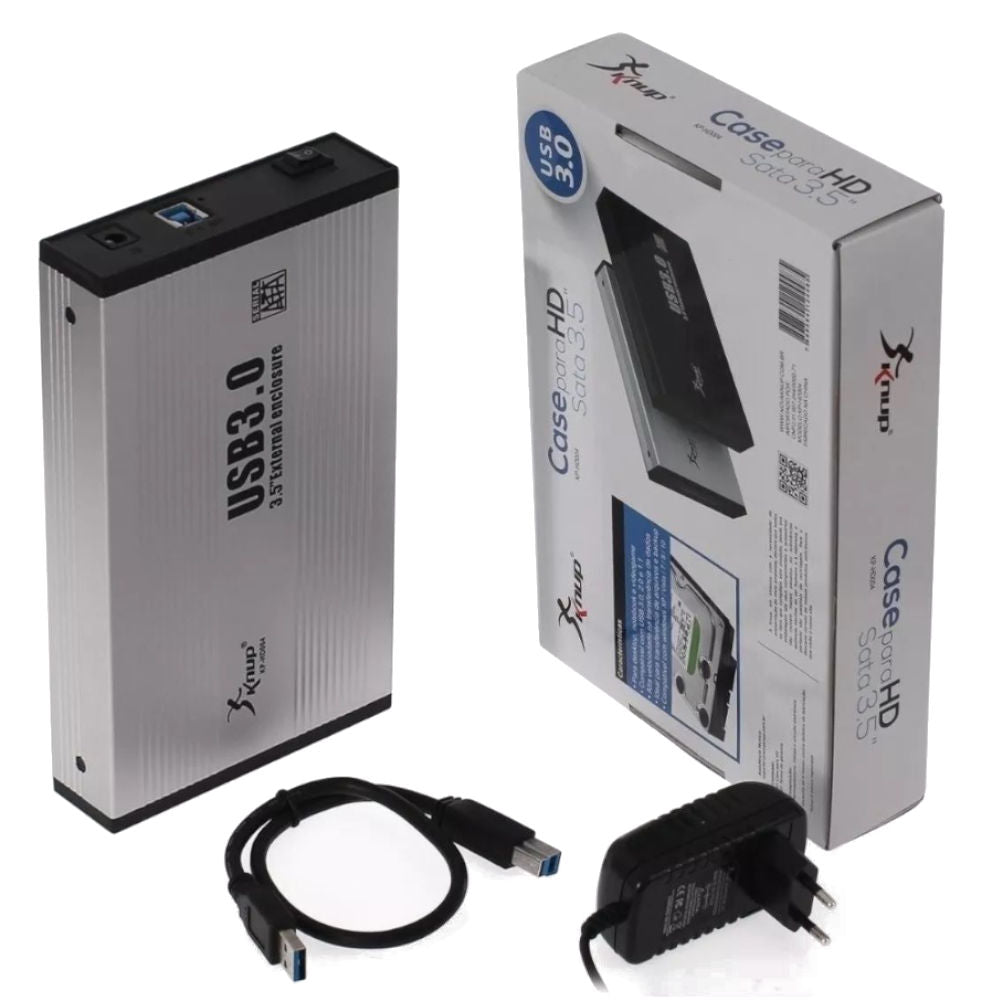 Gaveta Externa Case para HD Sata 3.5 Polegadas Usb 3.0 KNUP - KP-HD004