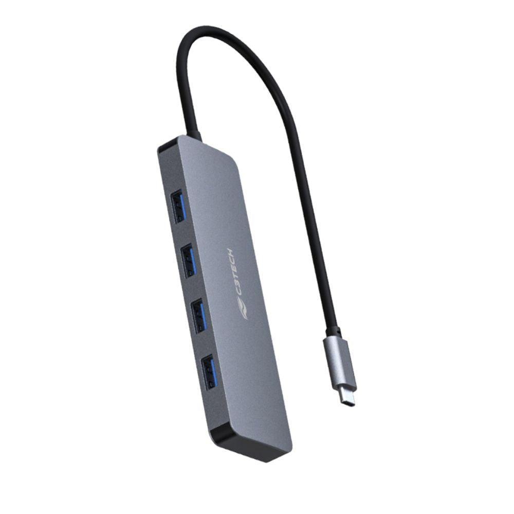 Hub USB-C 3.0 4 Portas HU-C330GY C3Tech