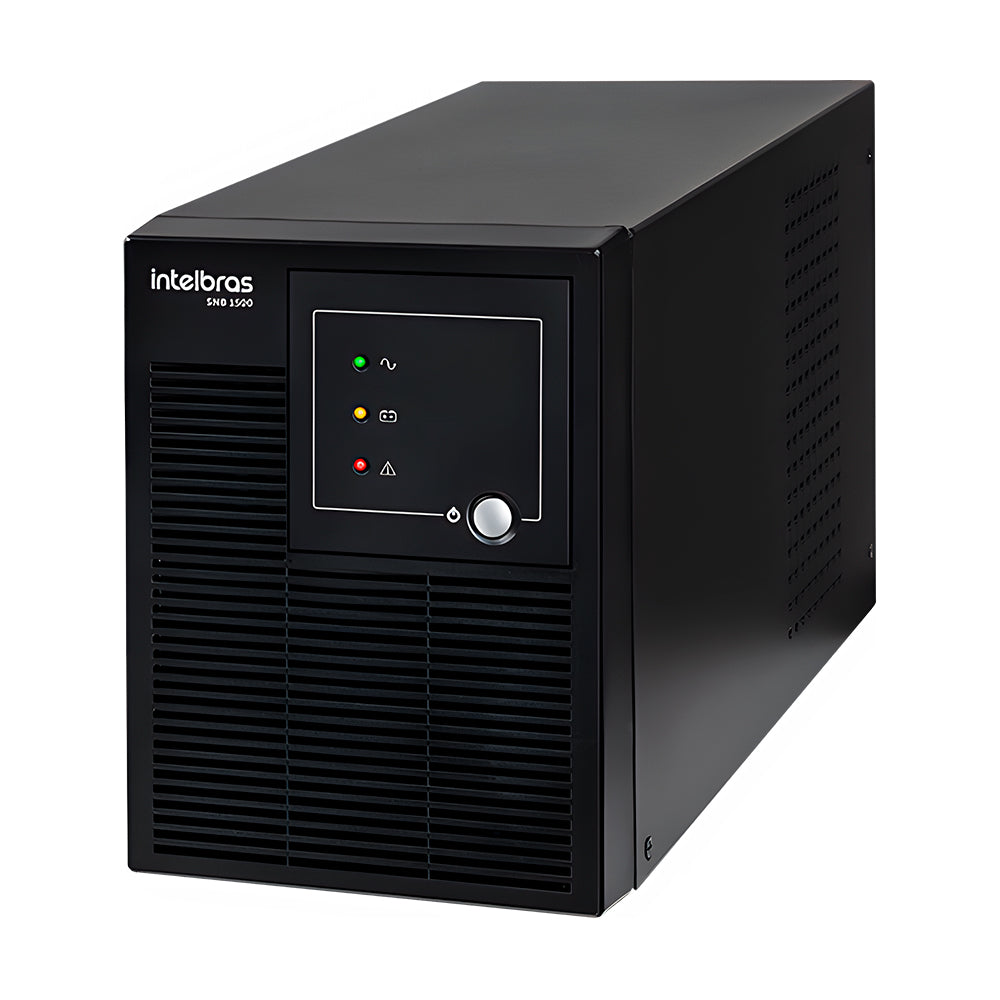 Nobreak Senoidal, Intelbras SNB 1500VA, 6 Tomadas, Entrada Bivolt e Saida 110V - 4822014 - Preto