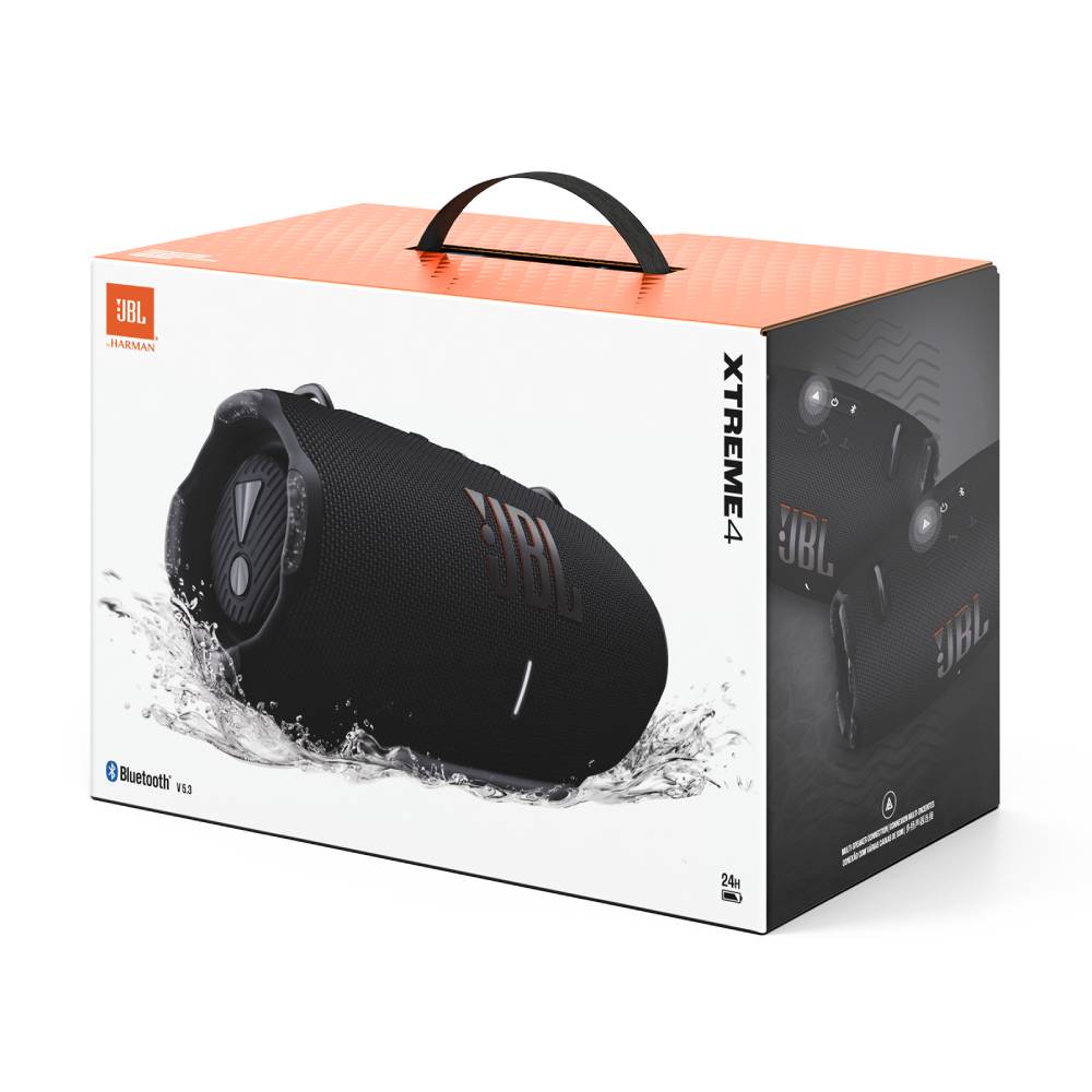 Caixa Bluetooth JBL Xtreme 4 IPX67, Potência 50W RMS - Preto