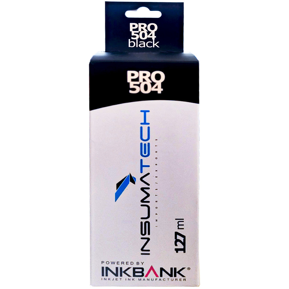 Refil de Tinta Compatível com Epson Insumatech Pro 504 Corante Preto BK 127 ml