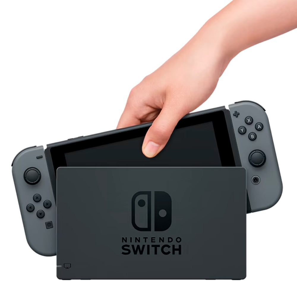 Console Nintendo Switch 32GB Cinza, Com Controle Joy-Con, Bateria Extendida, HADSKAAA