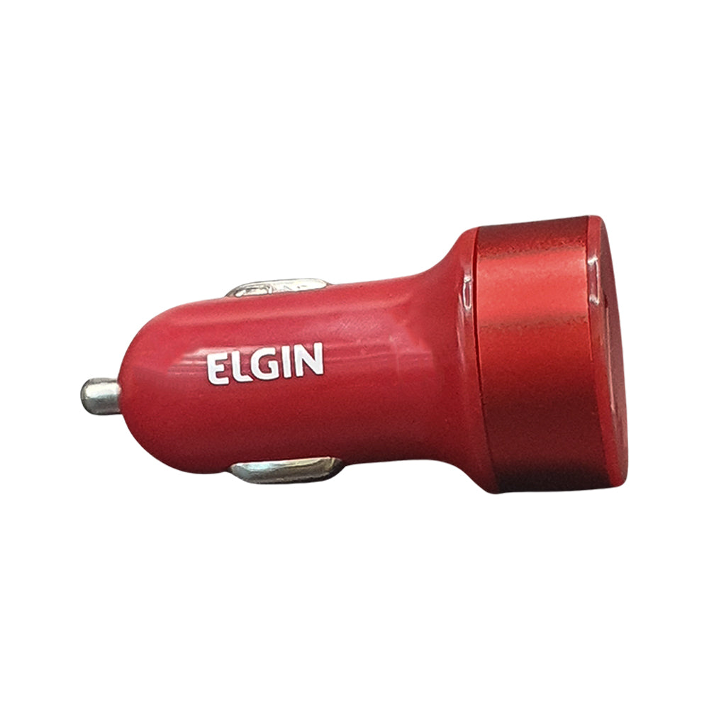 Carregador Veicular 2 Saidas Usb Elgin 46RCV2USBVDS Vermelho