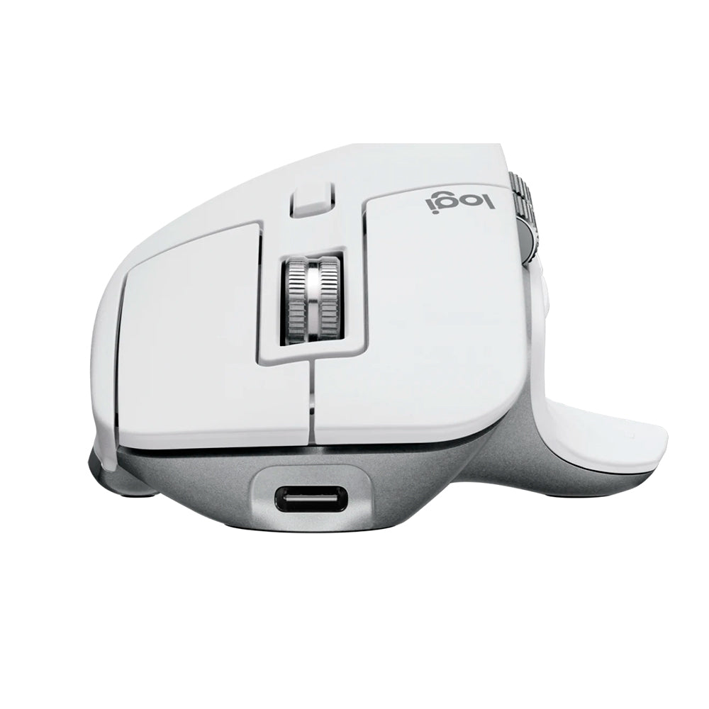 Mouse Logitech MX Master 3S, 7 Botões, 8.000 DPI, Bluetooth Wireless, Cinza Claro