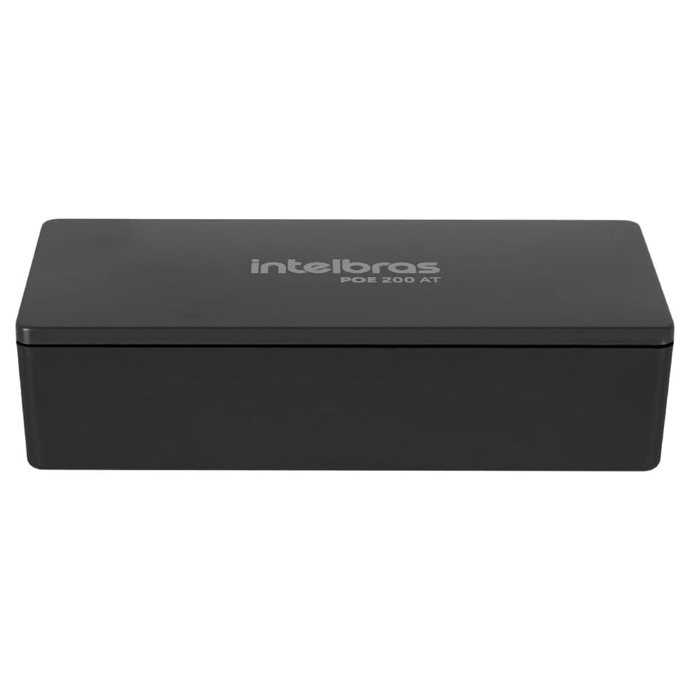 Injetor PoE Intelbras POE 200AT, 100–240 VAC, Gigabit 10/100/1000 Mbps, IEEE 802.3at – Seminovo