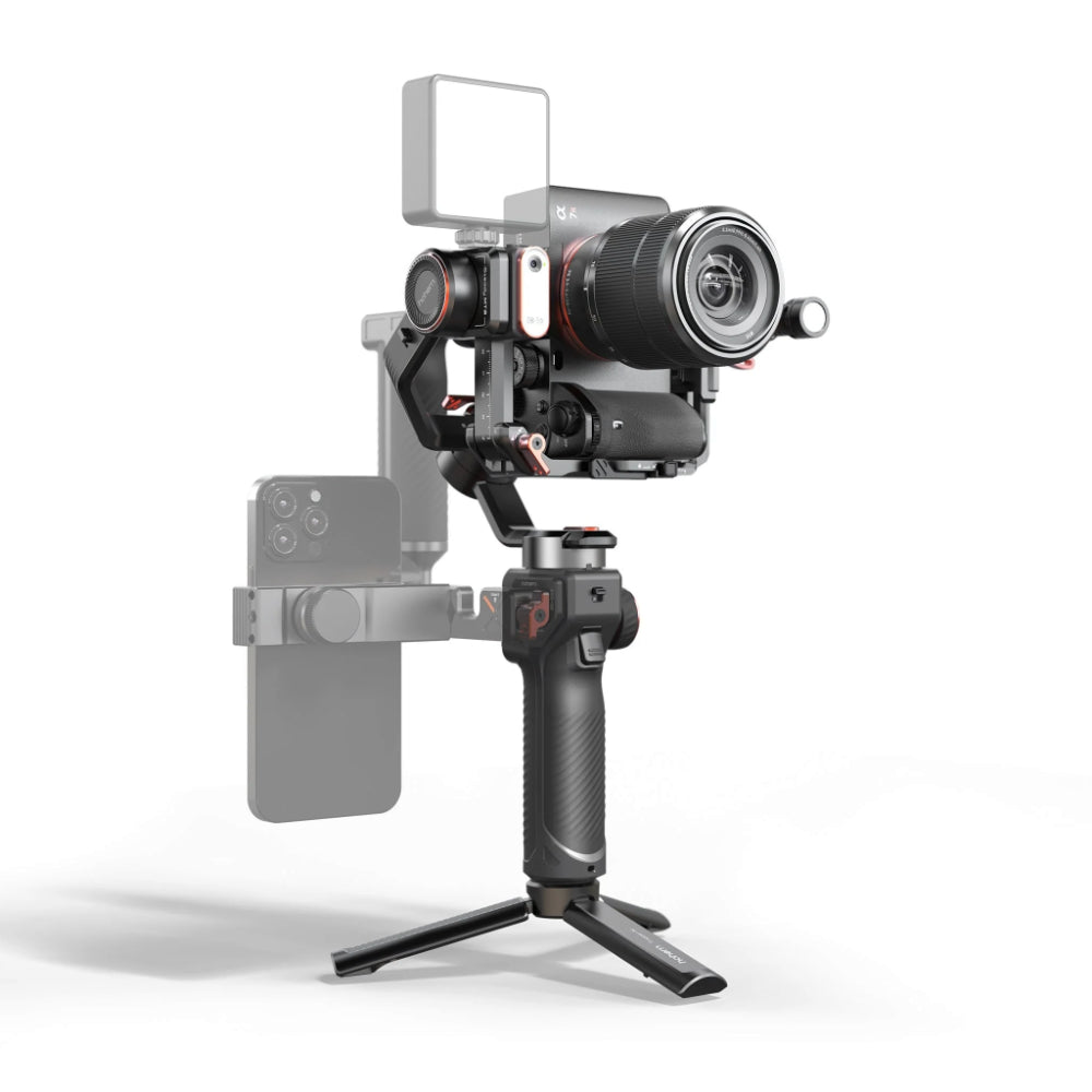 Estabilizador Gimbal Hohem MT2 iSteady 4 em 1 Kit Rastreador com IA 3 Eixos para Sony Canon Nikon iPhone GoPro