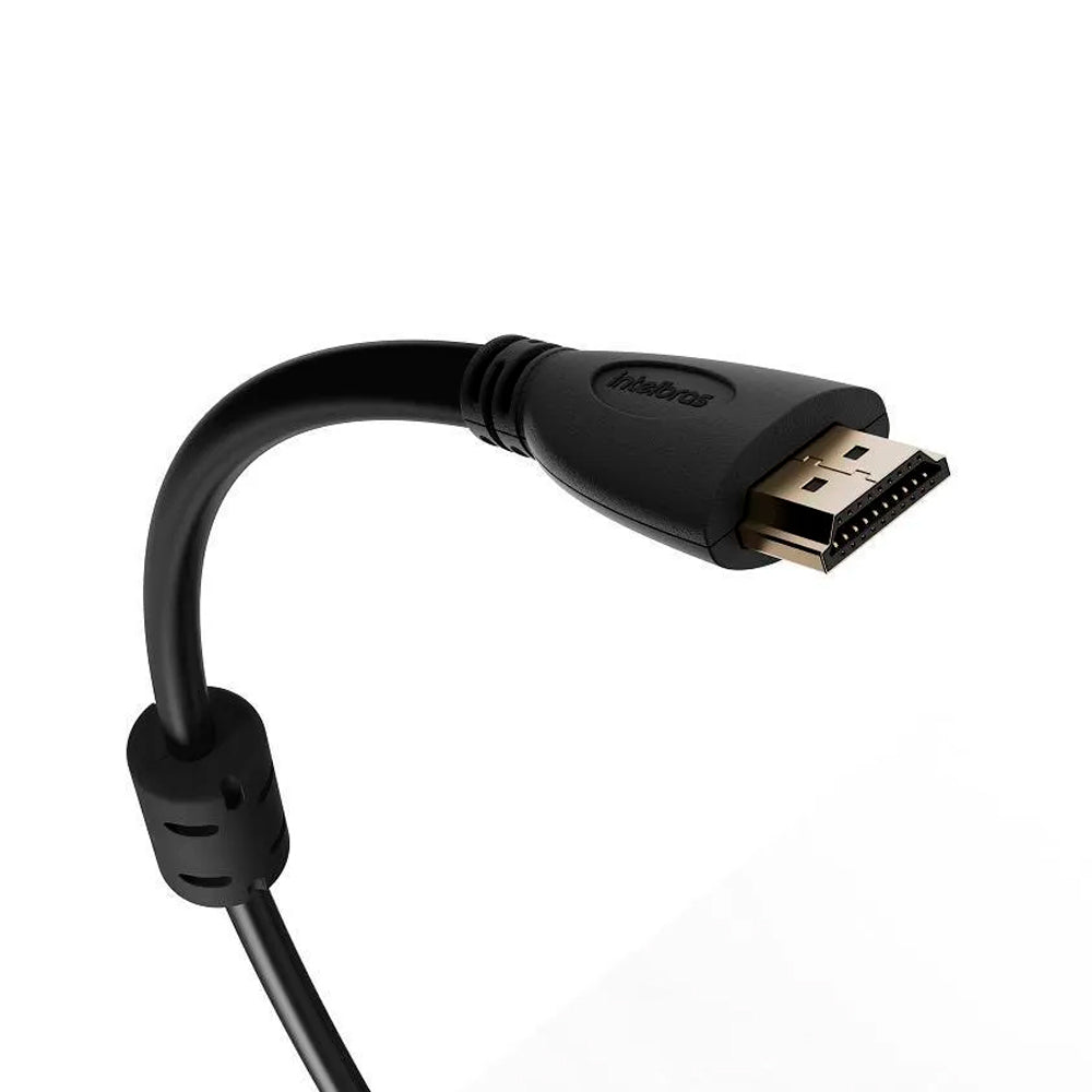 Cabo HDMI 15 m Intelbras CHF 2015, Versão 2.0, 4K 60Hz, Blindagem Tripla, Conectores Banhados a Ouro, Suporte a 3D