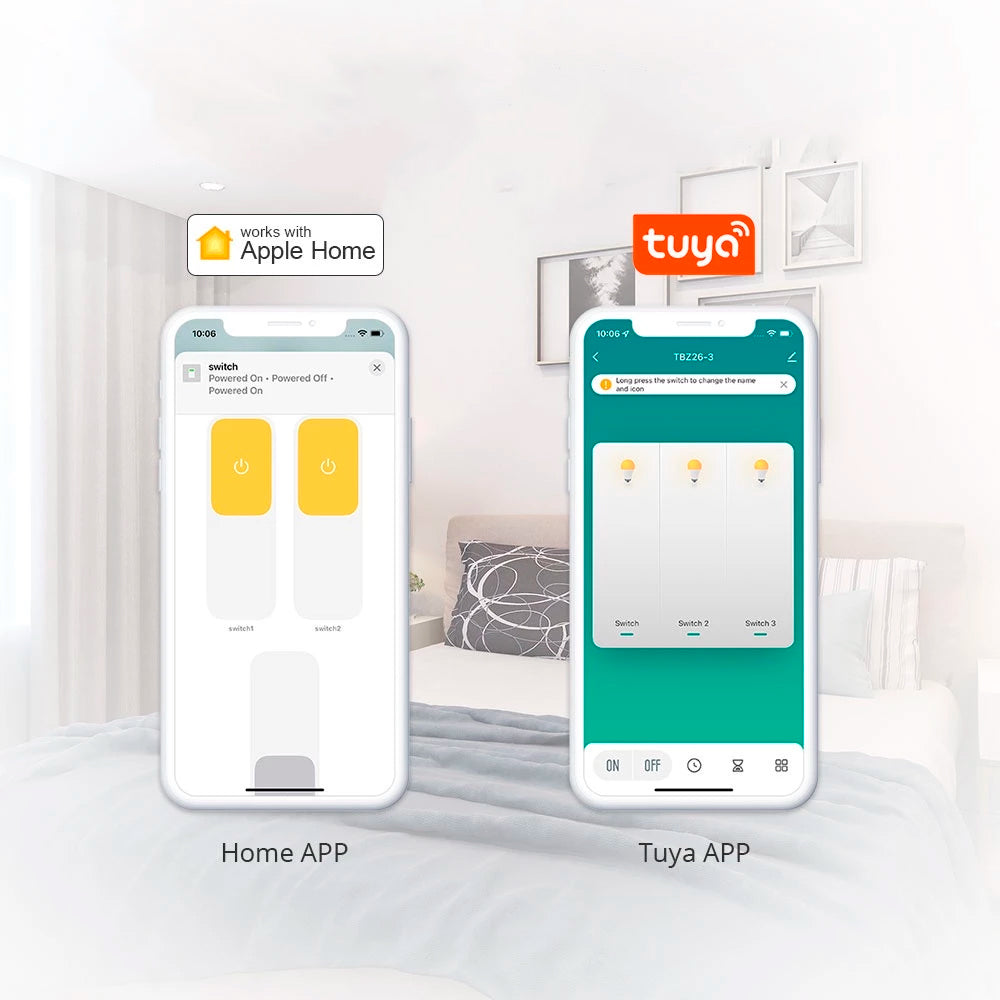 Interruptor Inteligente Zemismart, Zigbeee, Com 3 Botões, Compatível Com Alexa, Google Home, Branco