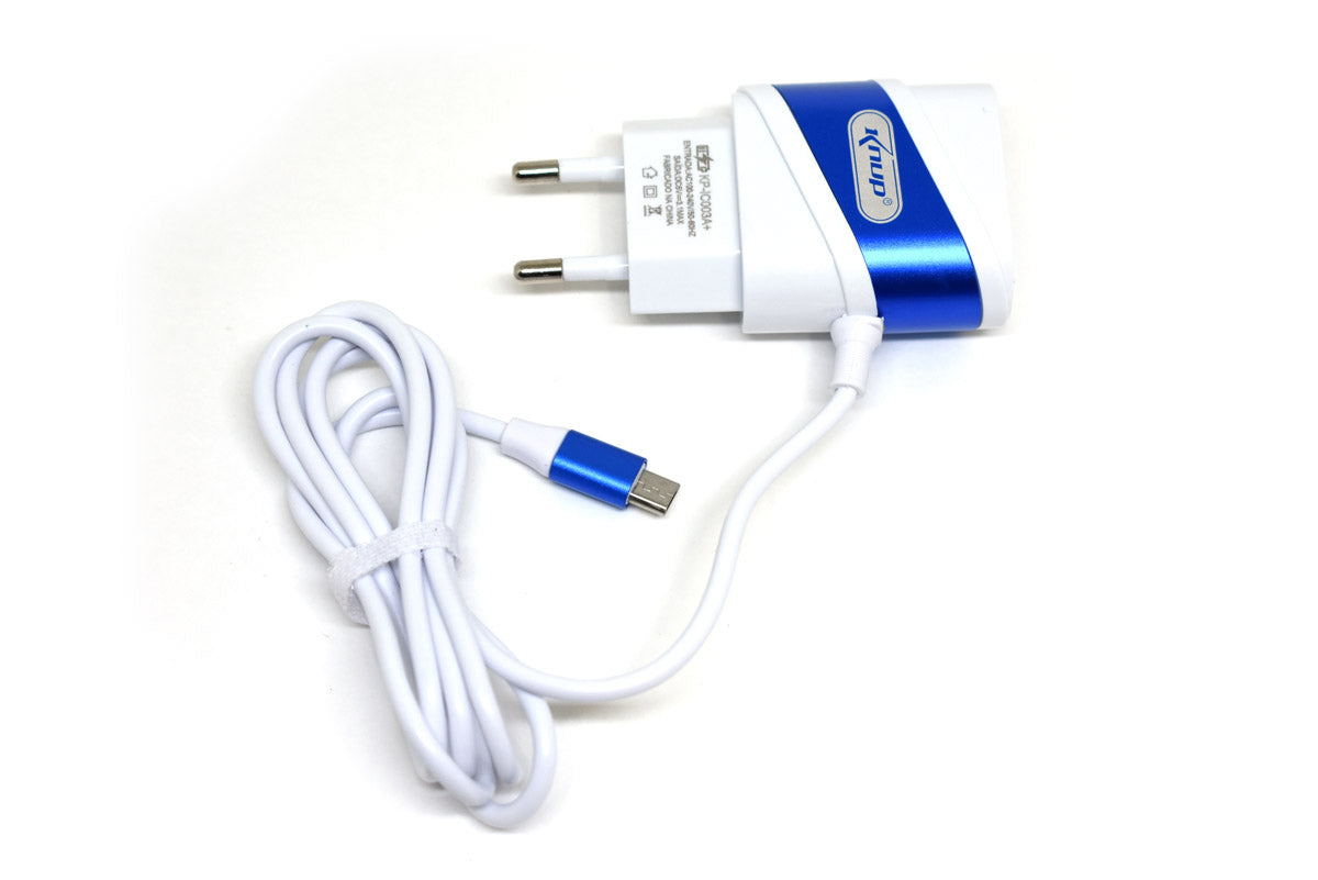 Carregador de Celular + Micro USB (V8) 3.1A KP-IC005A+ - Knup