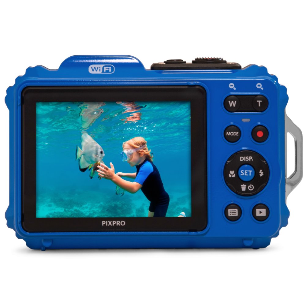 Câmera Kodak Pixpro WPZ2 À Prova D'água 15m + 2 Baterias e SD 16GB - Azul