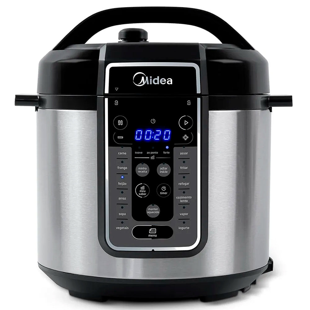 Panela de Pressão Elétrica 6L MasterSteam Inox Midea - 220V