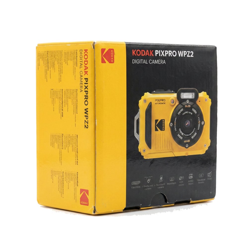 Câmera Kodak Pixpro WPZ2 À Prova D'água 15m + 2 Baterias e SD 16GB - Azul