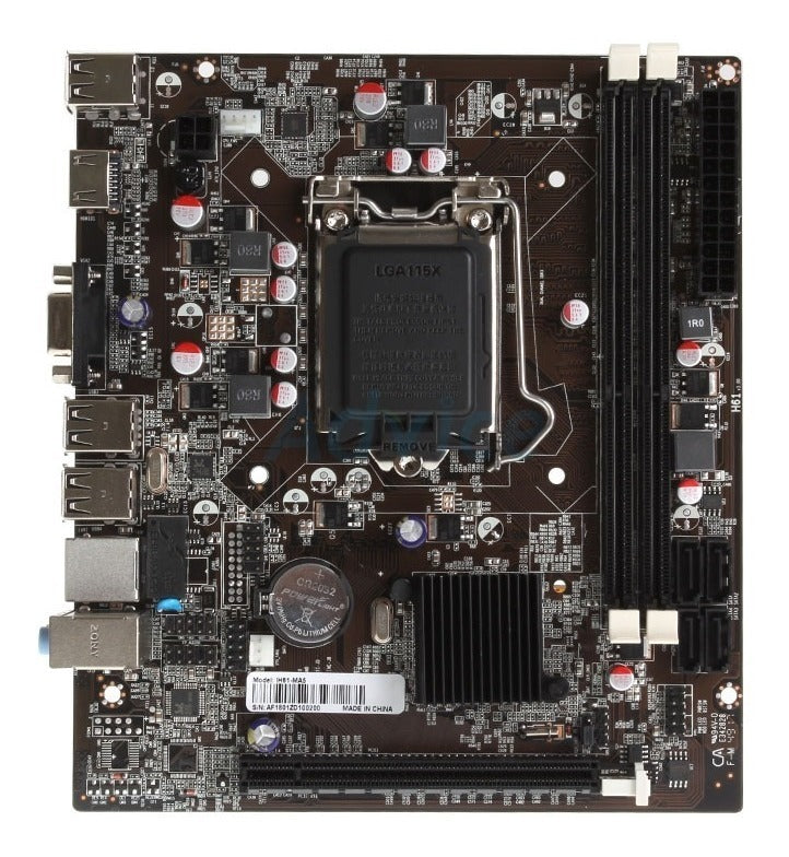 Placa Mãe Micro Atx Lga 1156 Ddr3 H55 Afox Ih55-Ma4 Micro -Vga-hdmi