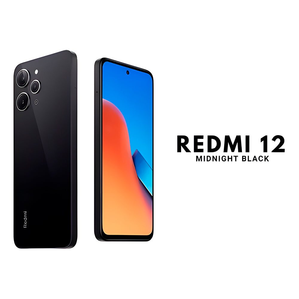 Smartphone Xiaomi Redmi 12 4G, 256GB - 8GB Ram (Versao Global) (Midnight Black)