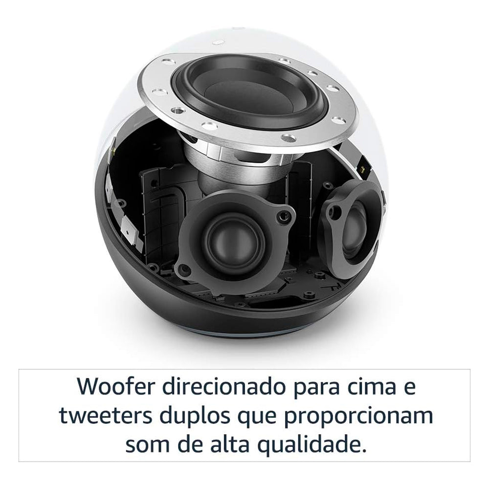 Echo Dot 4ª Geração Smart Speaker com Alexa Inteligência Artificial - Cor Azul