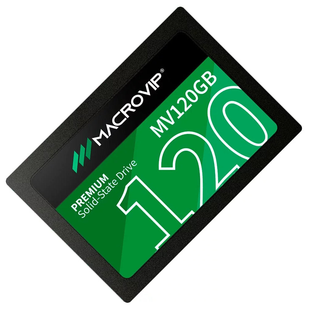 HD SSD Macrovip Premium 120GB 2.5" SATA III 6Gb/s Leitura 520Mb/s Gravação 450Mb/s - MV120GB