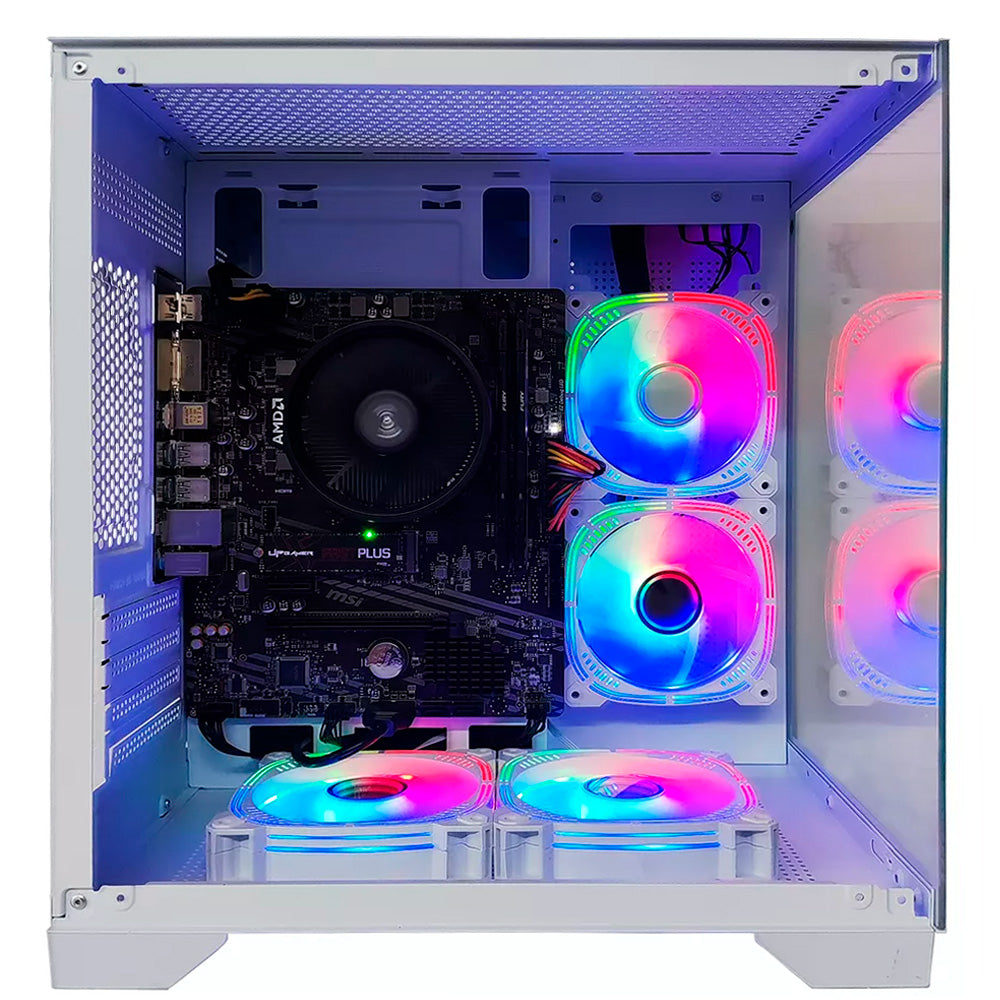 Computador Gamer Ryzen 5 5600GT, Vega 7, RAM 16GB DDR4, SSD M.2 NVMe 500GB, Windows 10 Pro, Aquario