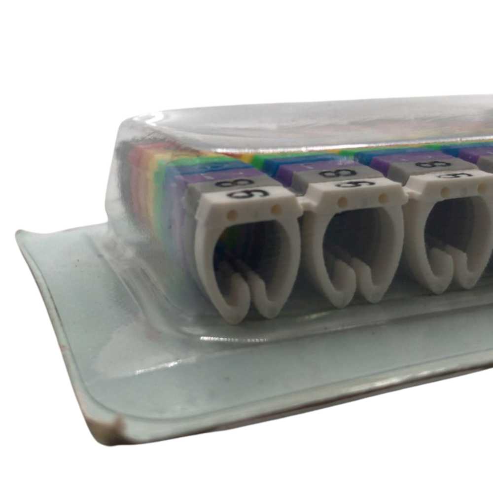 Anilha Demarcadora Para Cabos 6.0MM Com Numeros de  0 A 9,  K-GL-6020-D