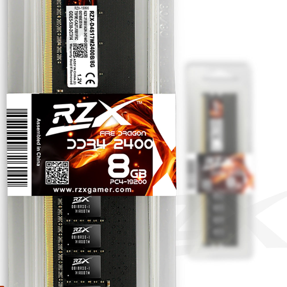 Memória RAM Gamer Desktop 8GB 2400MHz DDR4 FireDragon - RZX