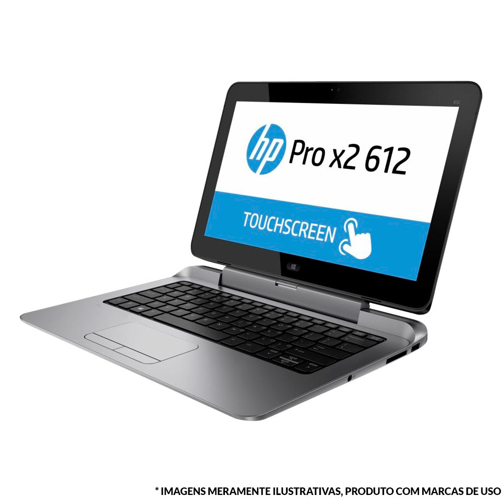 Notebook HP Pro X2 612 G1 Intel Core i3 4010Y 12,5" 4GB SSD 128 GB Touchscreen 4ª Geração (USADO e Sem Fonte)