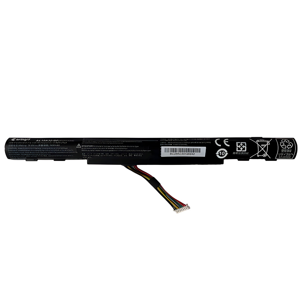 Bateria Para Notebook Compatível Com Acer Al15A32 4 Celulas - 1600mah- 14.8V Preto